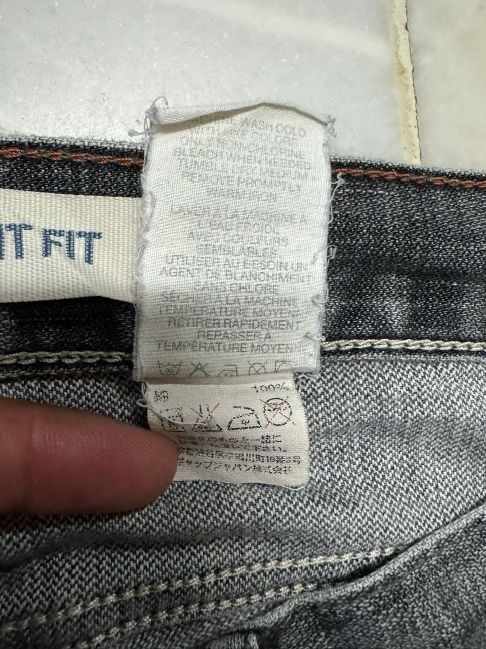 Gap 💥Thrashed Grunge💥90s Gap Mudwash Distressed Straight Fit Size US 32 / EU 48 - 11 Thumbnail