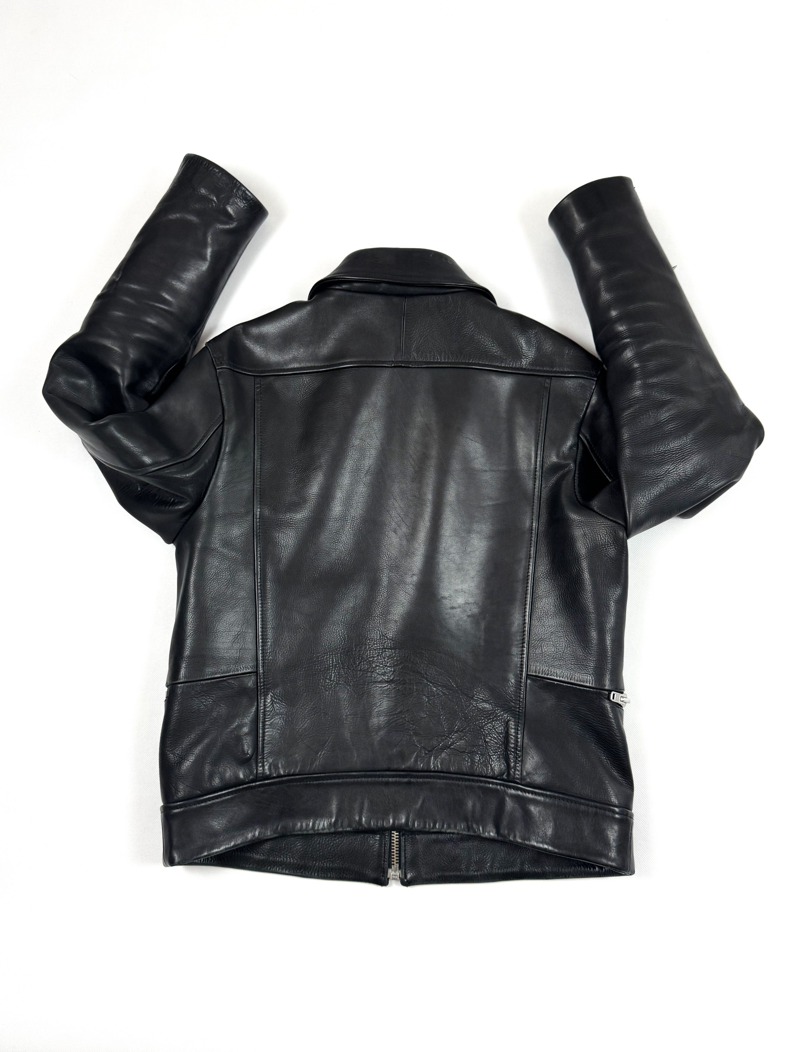 Vintage Archive vintage leather jacket in Hedi style Y2K OPIUM Size US M / EU 48-50 / 2 - 3 Thumbnail
