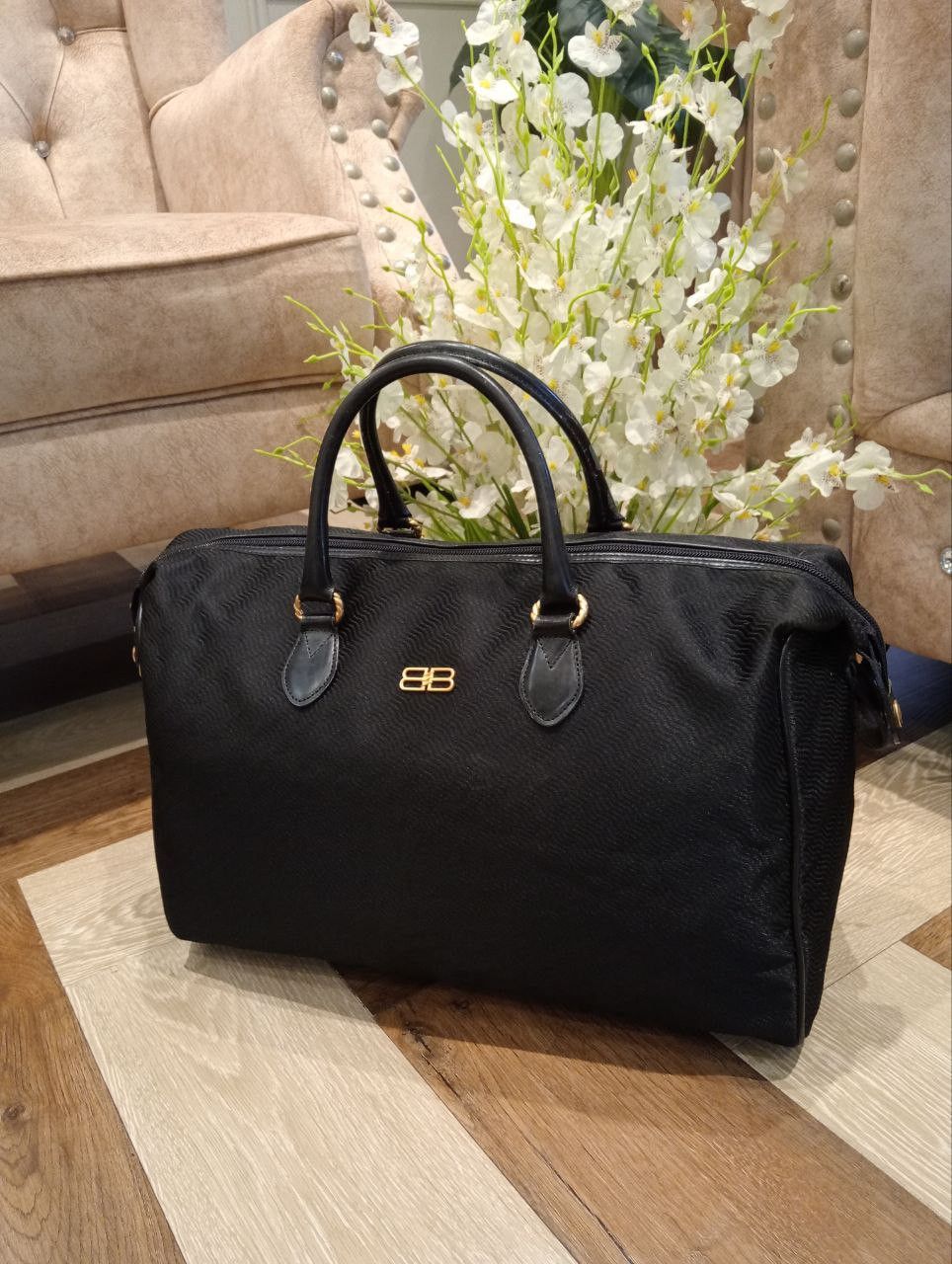 Balenciaga VINTAGE BALENCIAGA BOSTON BAG - BLACK Size ONE SIZE - 2 Thumbnail