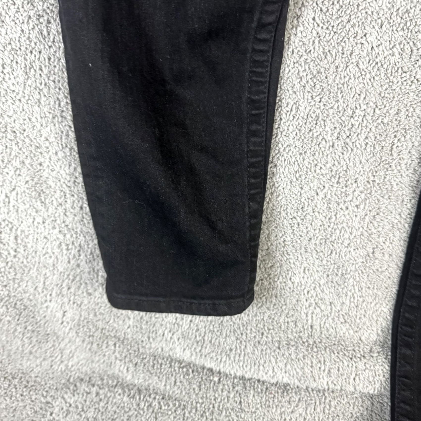 True Religion True Religion Jeans Womens 32 Skinny Crystal Logo Black Mid Rise Stretch Denim Jeans Women 5-Pocket Slim Rise Mid Black Crystal Logo N/A Size 24" / US 00 / IT 34 - 4 Thumbnail