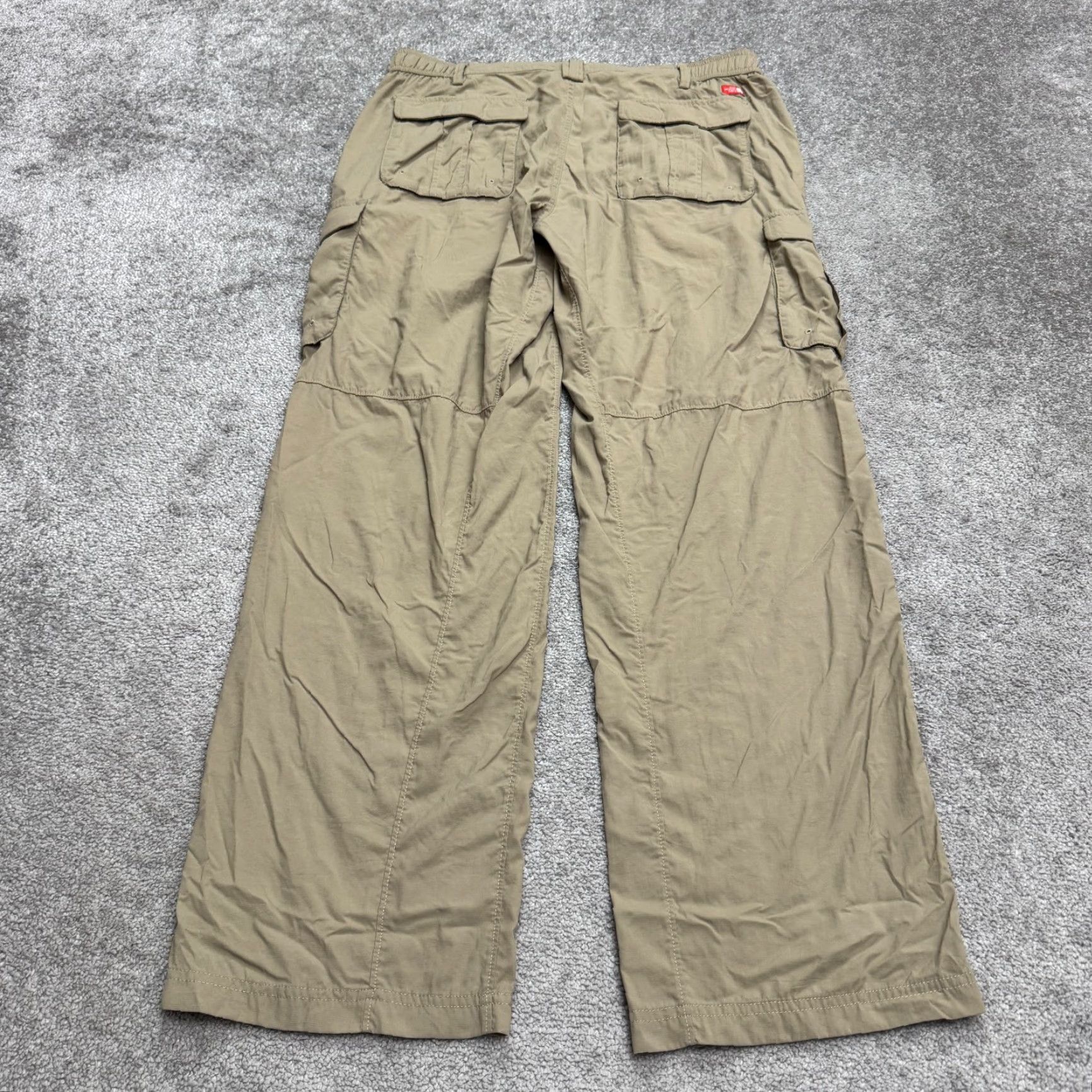 The North Face The North Face Pants Mens 36 Cargo Regular Straight Leg Brown Nylon Outdoor Hiking Vintage No Size US 36 / EU 52 - 2 Thumbnail
