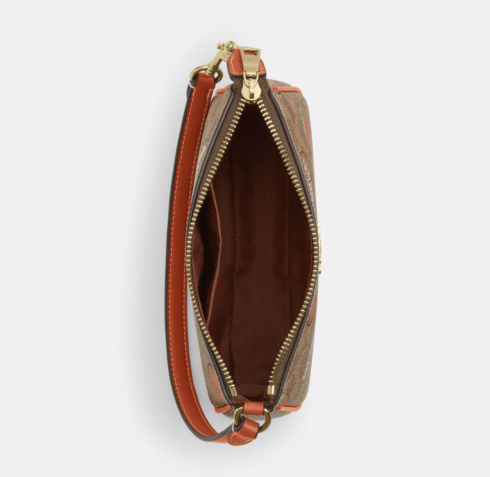 Coach Nolita 19 In Signature Canvas With Orange Print CAL27 Size ONE SIZE - 12 Thumbnail