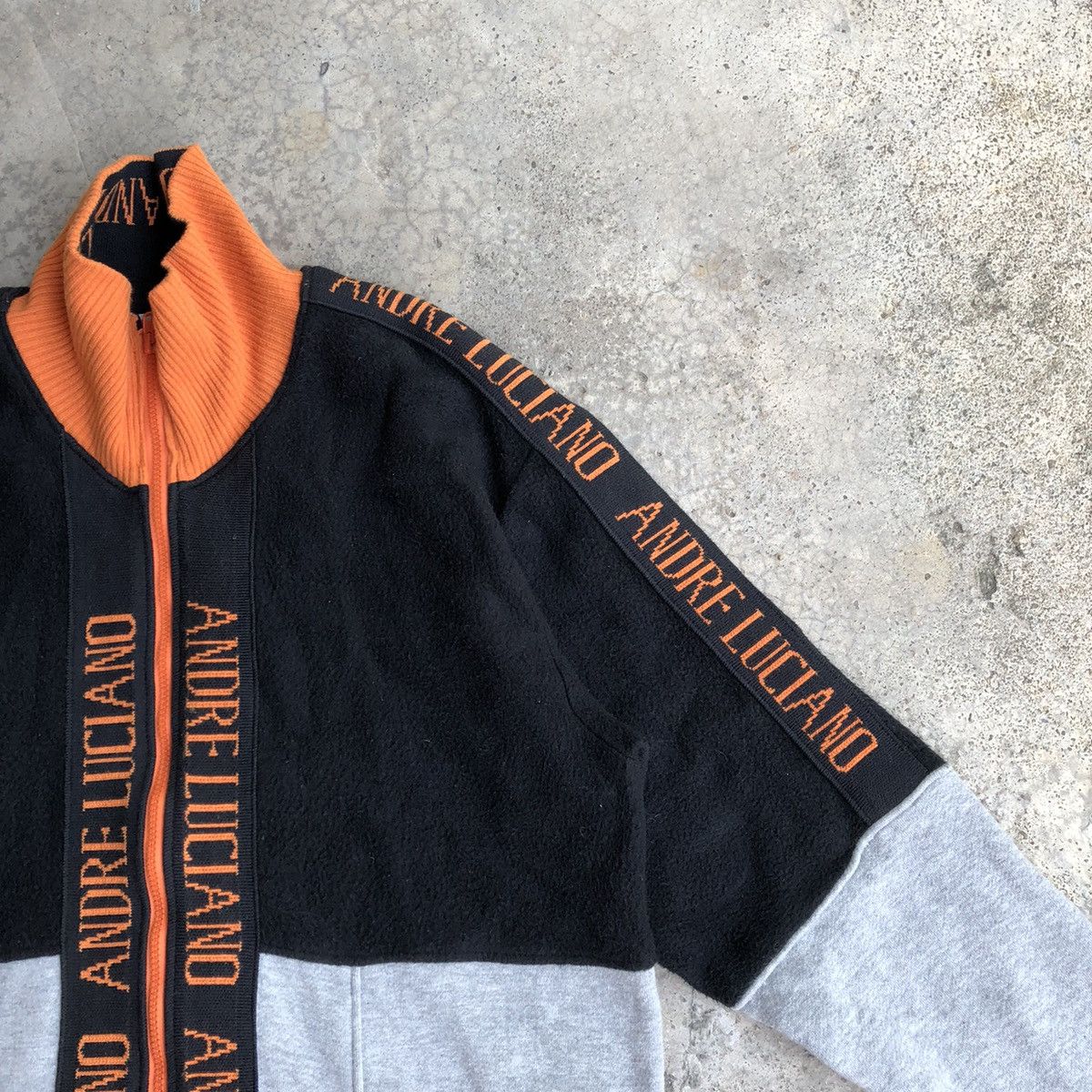Andreluciano × Designer × Vintage 🔥Rare🔥Andre Luciano Half Fleece Winter Zipper Jacket Size US S / EU 44-46 / 1 - 5 Thumbnail