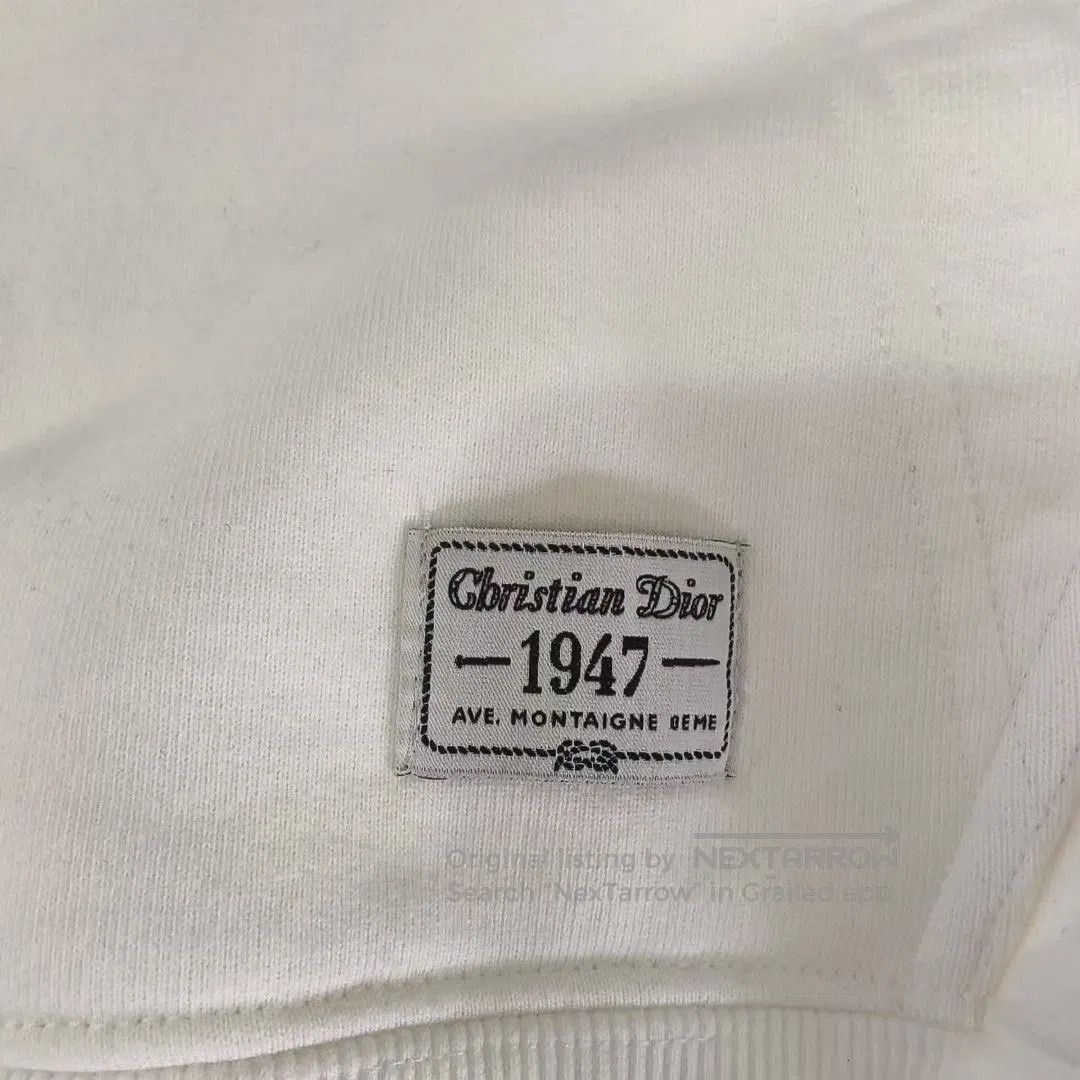 Dior Dior 1947 Embroidered Letter Beige Hoodie. Size US M / EU 48-50 / 2 - 3 Thumbnail