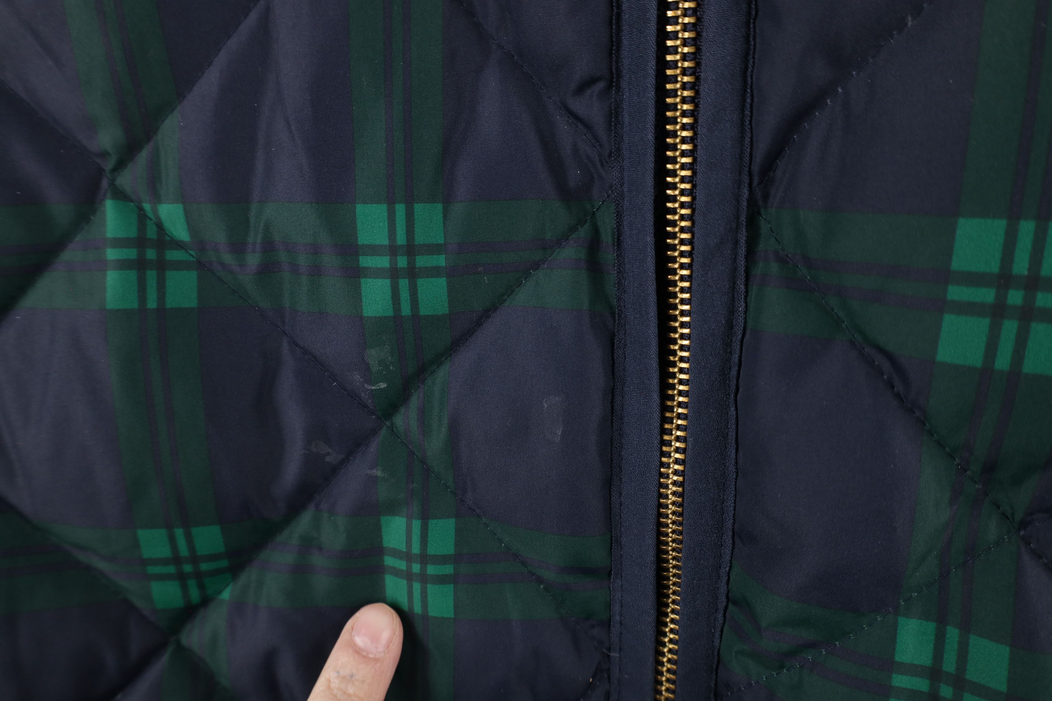 J.Crew × Vintage J Crew Distressed Duck Down Insulated Puffer Vest Jacket Size M / US 6-8 / IT 42-44 - 4 Thumbnail