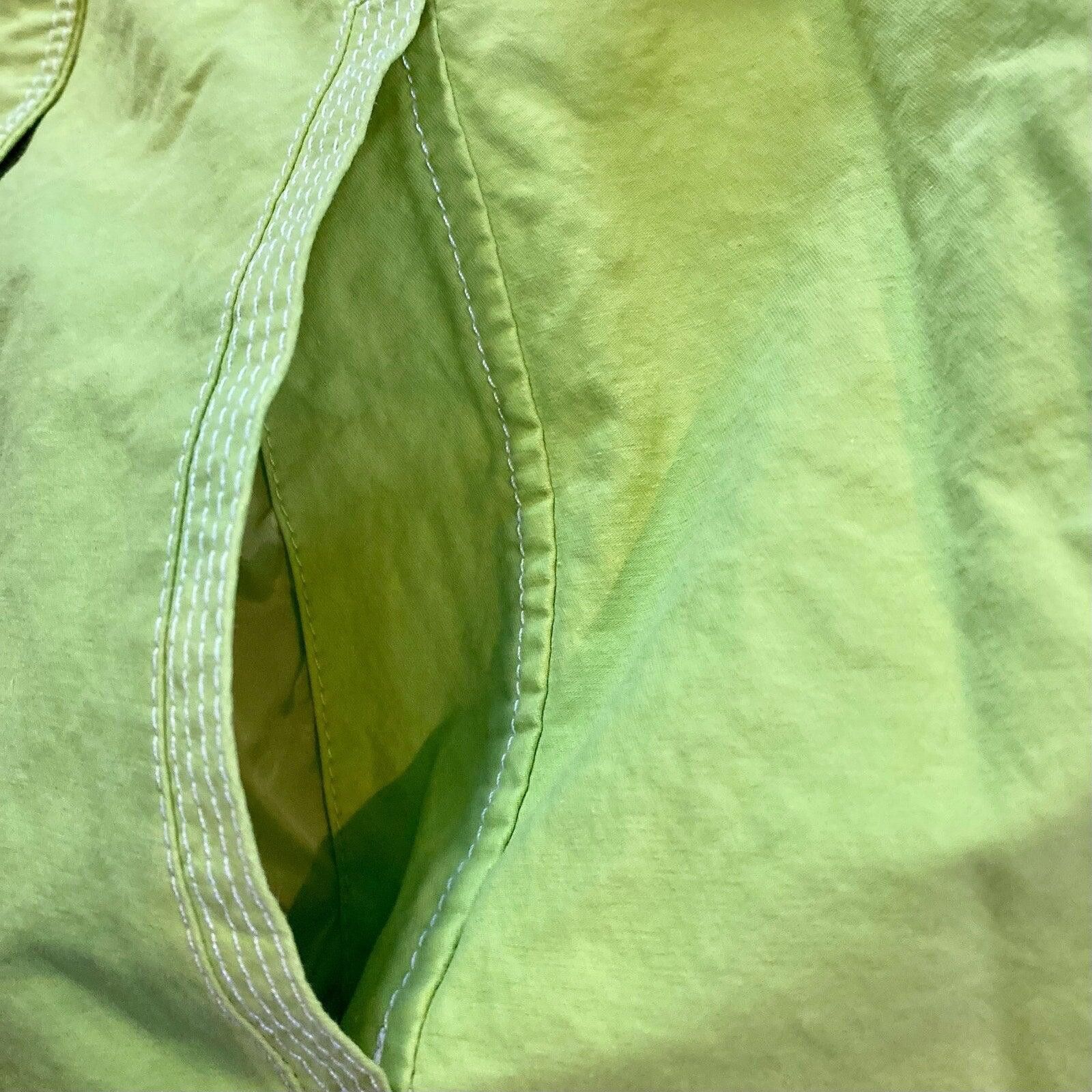 Eddie Bauer Eddie Bauer Lime Green Y2k Trench Coat Jacket Womens Small Size S / US 4 / IT 40 - 7 Thumbnail