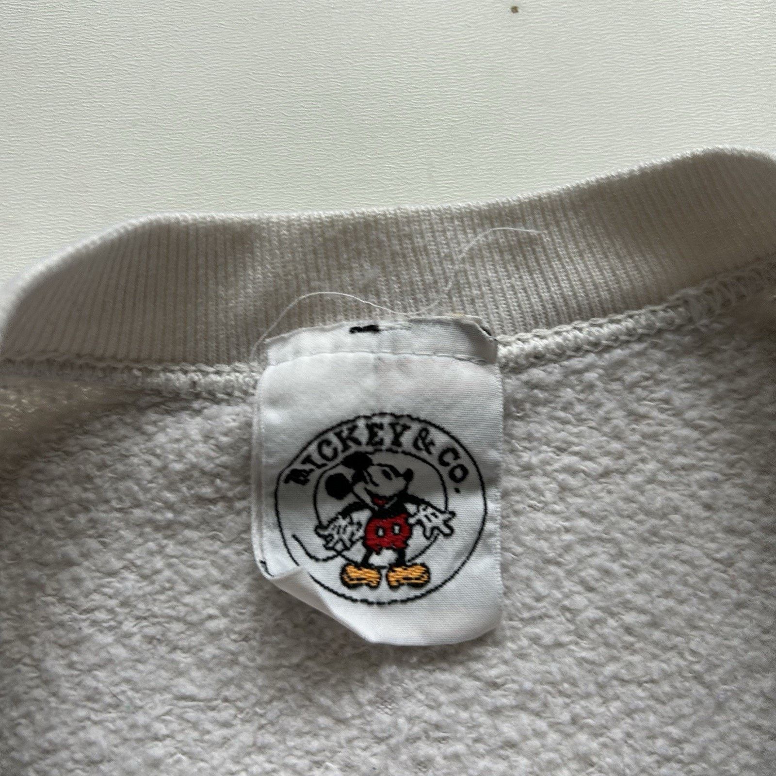 Disney × Vintage Vintage 90s Disney I Love Mickey Crewneck Small White Rare Size US S / EU 44-46 / 1 - 4 Thumbnail