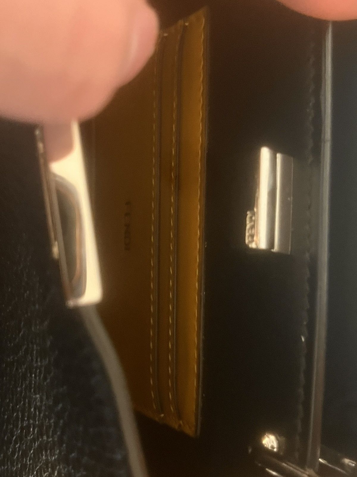 Fendi Peekaboo ISeeU X-Cross Black leather bag Size ONE SIZE - 9 Thumbnail