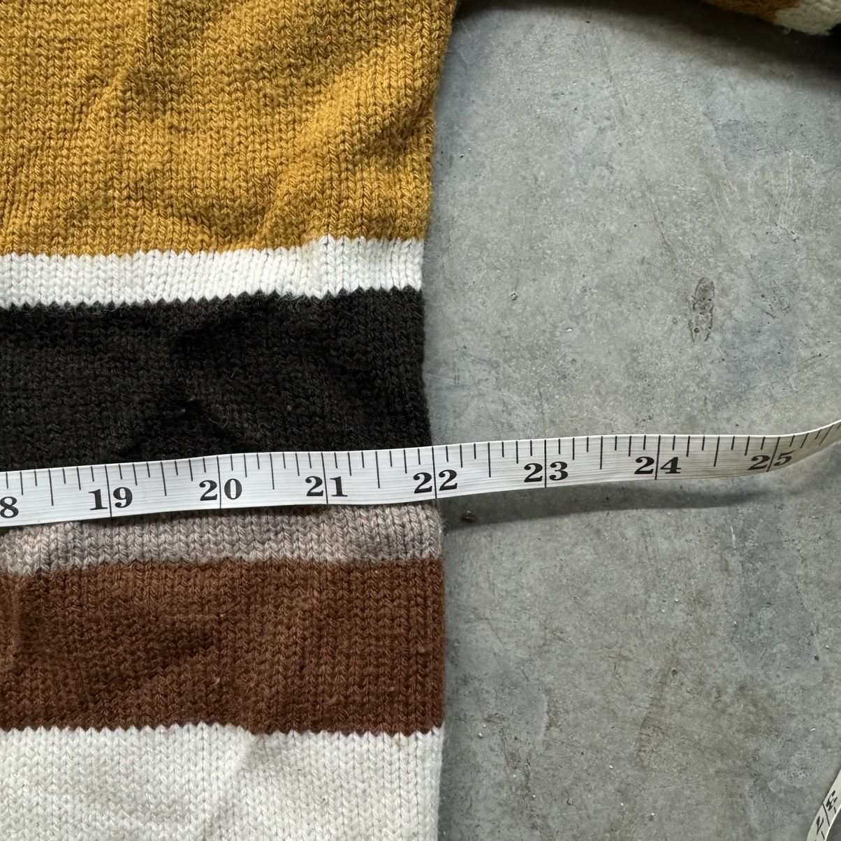 Vintage Vintage 90s Y2K BTL Vintage Striped Knit Sweater Fits XL Size US XL / EU 56 / 4 - 5 Thumbnail