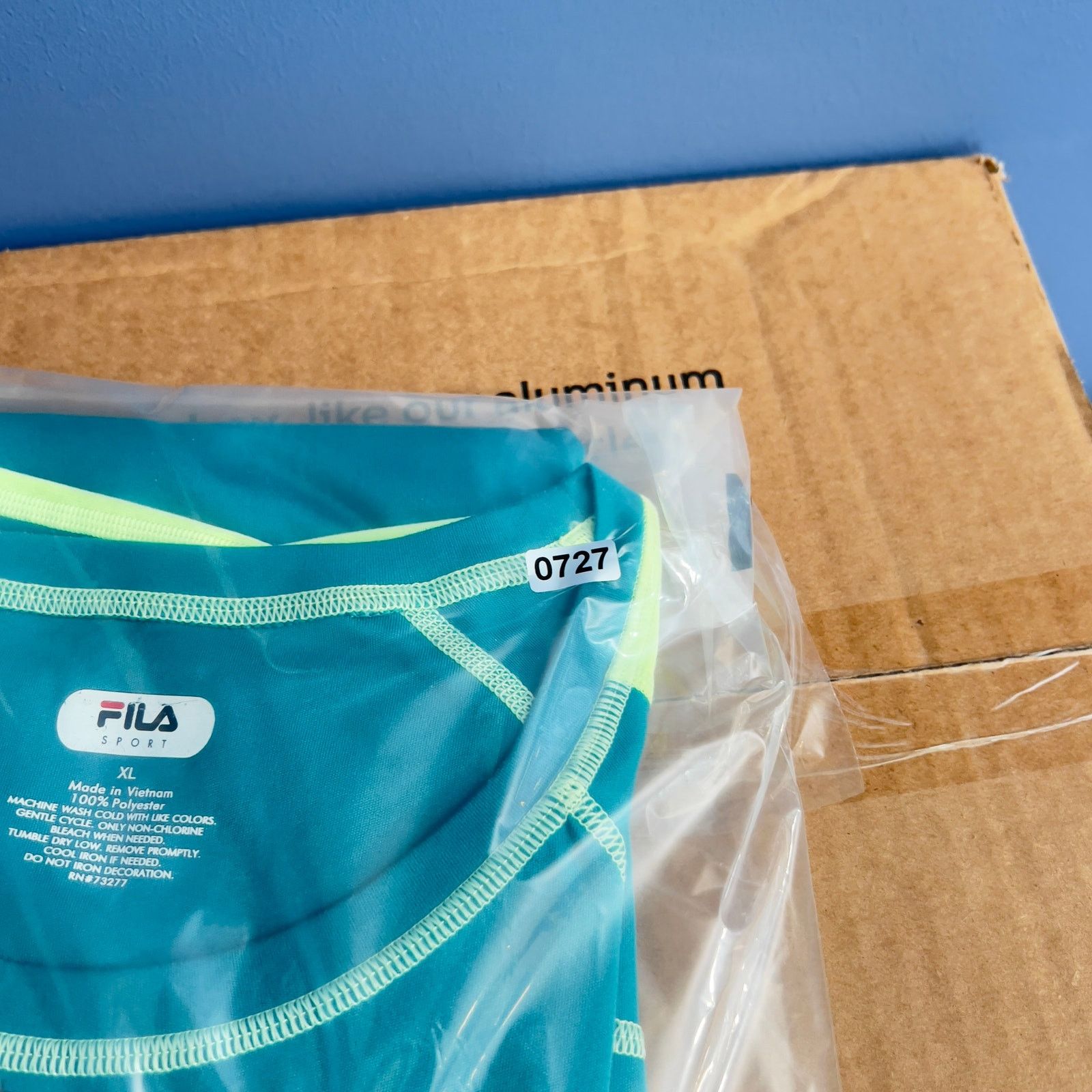 Fila Sleeveless Performance Shirt Fila Sport XL Green Wicking Size XL / US 12-14 / IT 48-50 - 9 Thumbnail