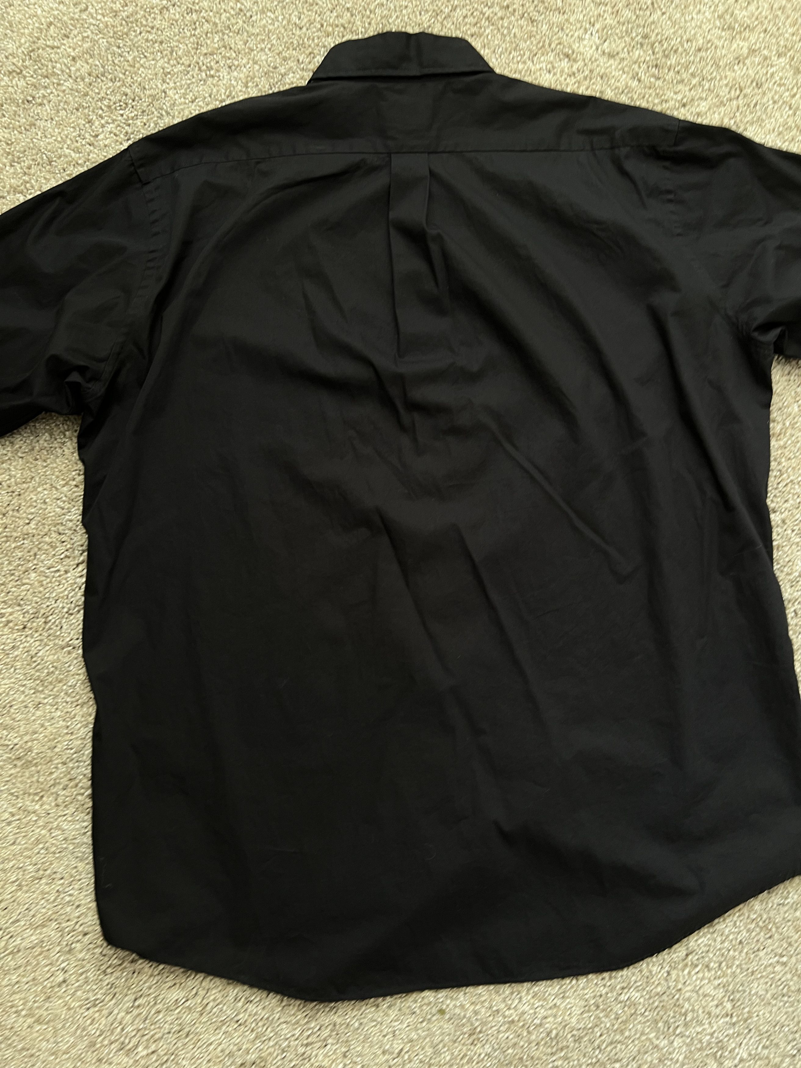 Acne Studios Button Up Oversized Shirt Black Size US L / EU 52-54 / 3 - 9 Thumbnail