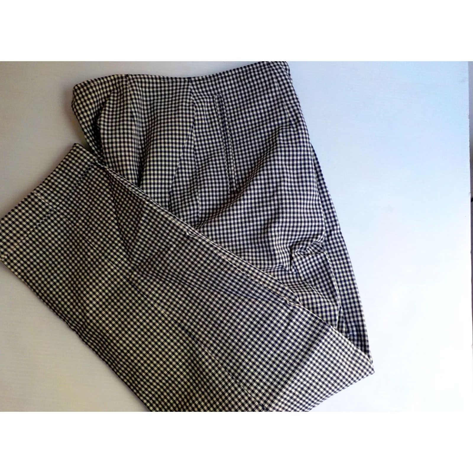 Les Copains Vintage Les Copains BLUE EAGLE Pantsuit Cotton Stretch 8 Ivory/Navy PANTS Waist 28 Inseam 27.5 - Great Condition Women Size 30" / US 8 / IT 44 - 7 Thumbnail