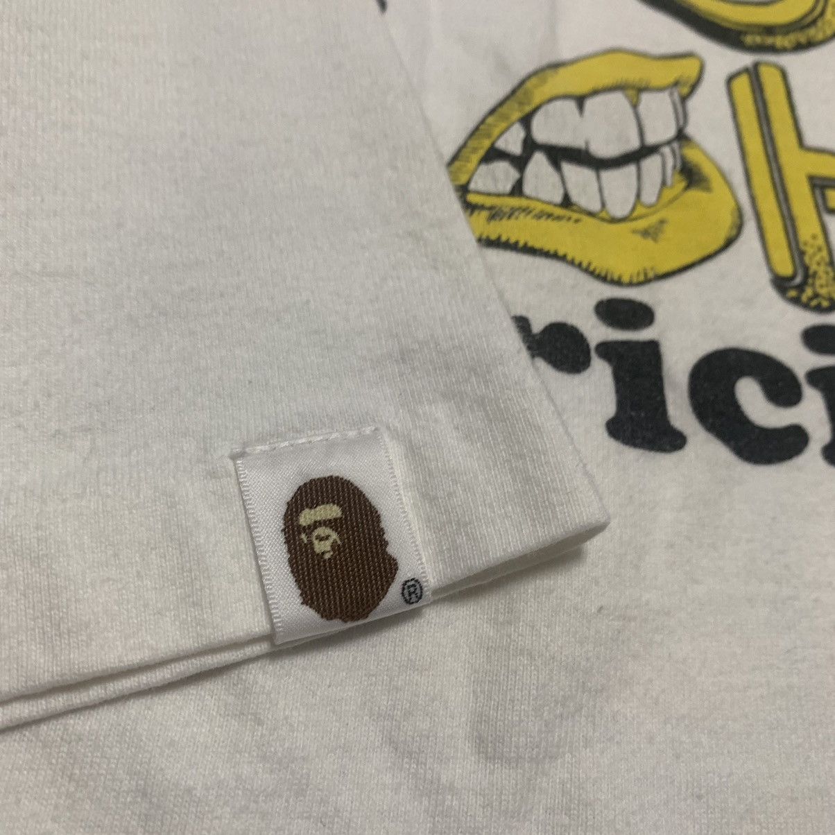 Bape Bape Medium Old School Lyricist Lounge Classics White Tee Size US M / EU 48-50 / 2 - 5 Thumbnail