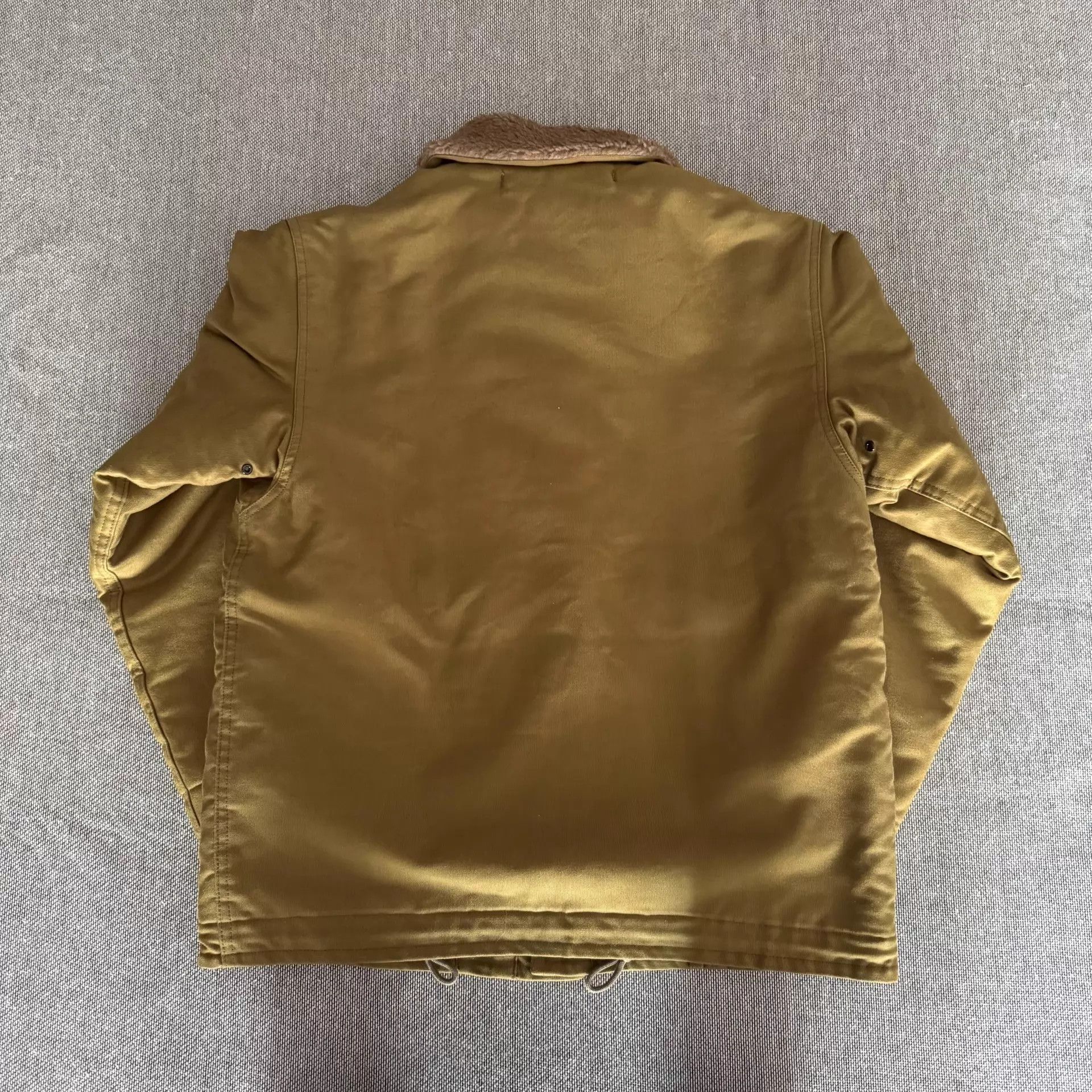 TOYS McCOY Toys Mccoy N1 Heavy Canvas Alpaca Lined Deck Jacket Size US S / EU 44-46 / 1 - 2 Thumbnail