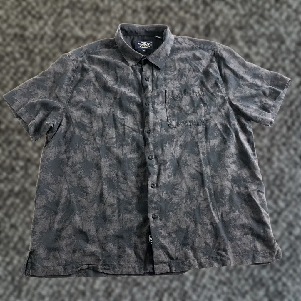 Nat Nast Nat Nast Luxury Silk Blend Short Sleeve Button Shirt XL Palm Trees Size US XL / EU 56 / 4 - 1 Thumbnail