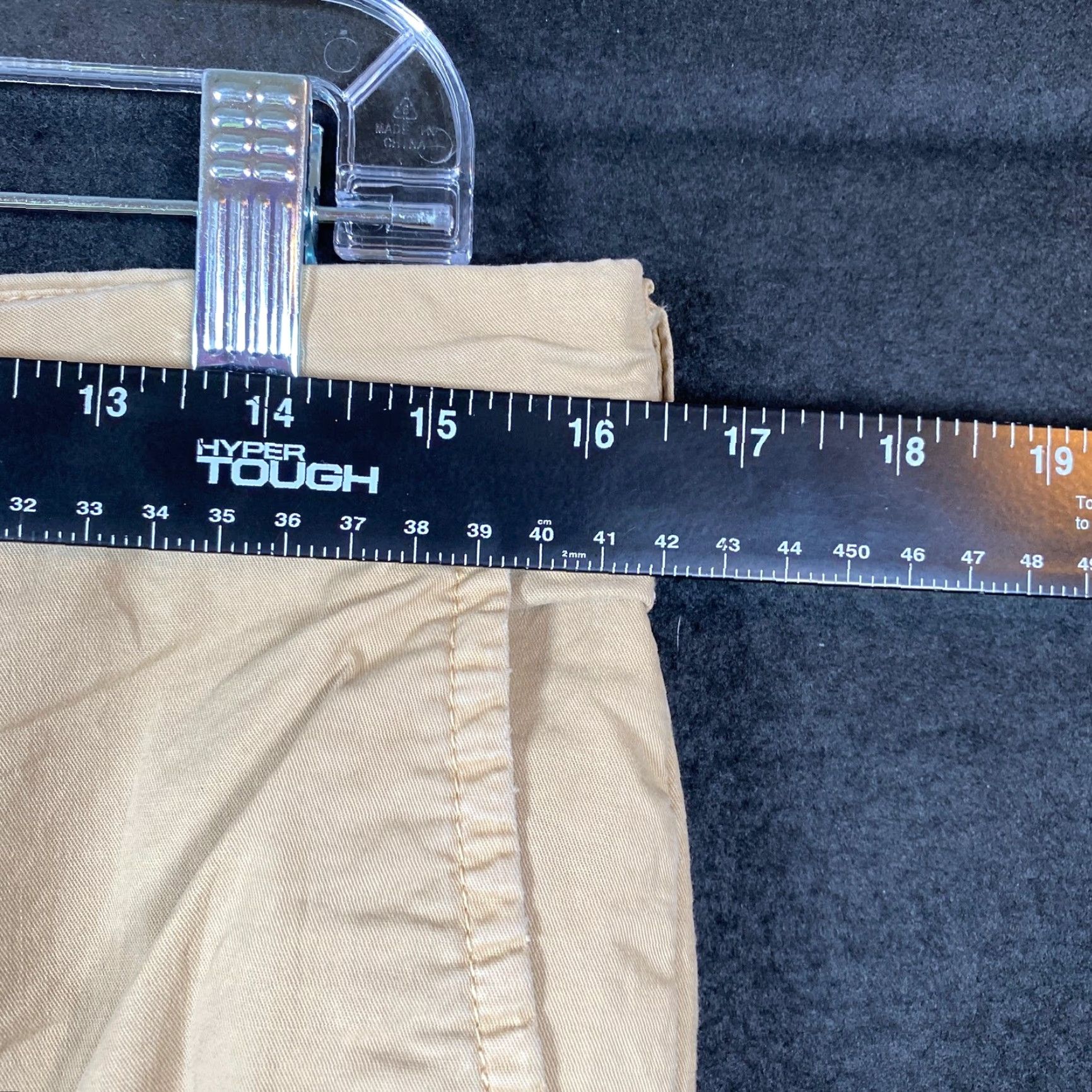 Rag & Bone American Eagle Khakis Mens Cotton Straight Leg Casual Workwear 32x32 Tan Solid Retro 90s Dadcore Mens Size US 33 - 6 Thumbnail