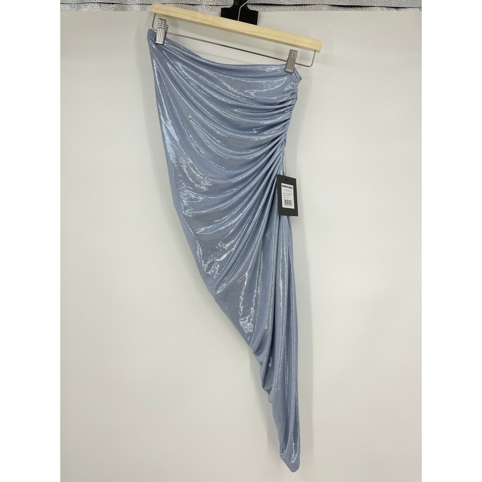 Norma Kamali Norma Kamali | Strapless Diana Pickleball Dress Blue S Size S / US 4 / IT 40 - 5 Thumbnail