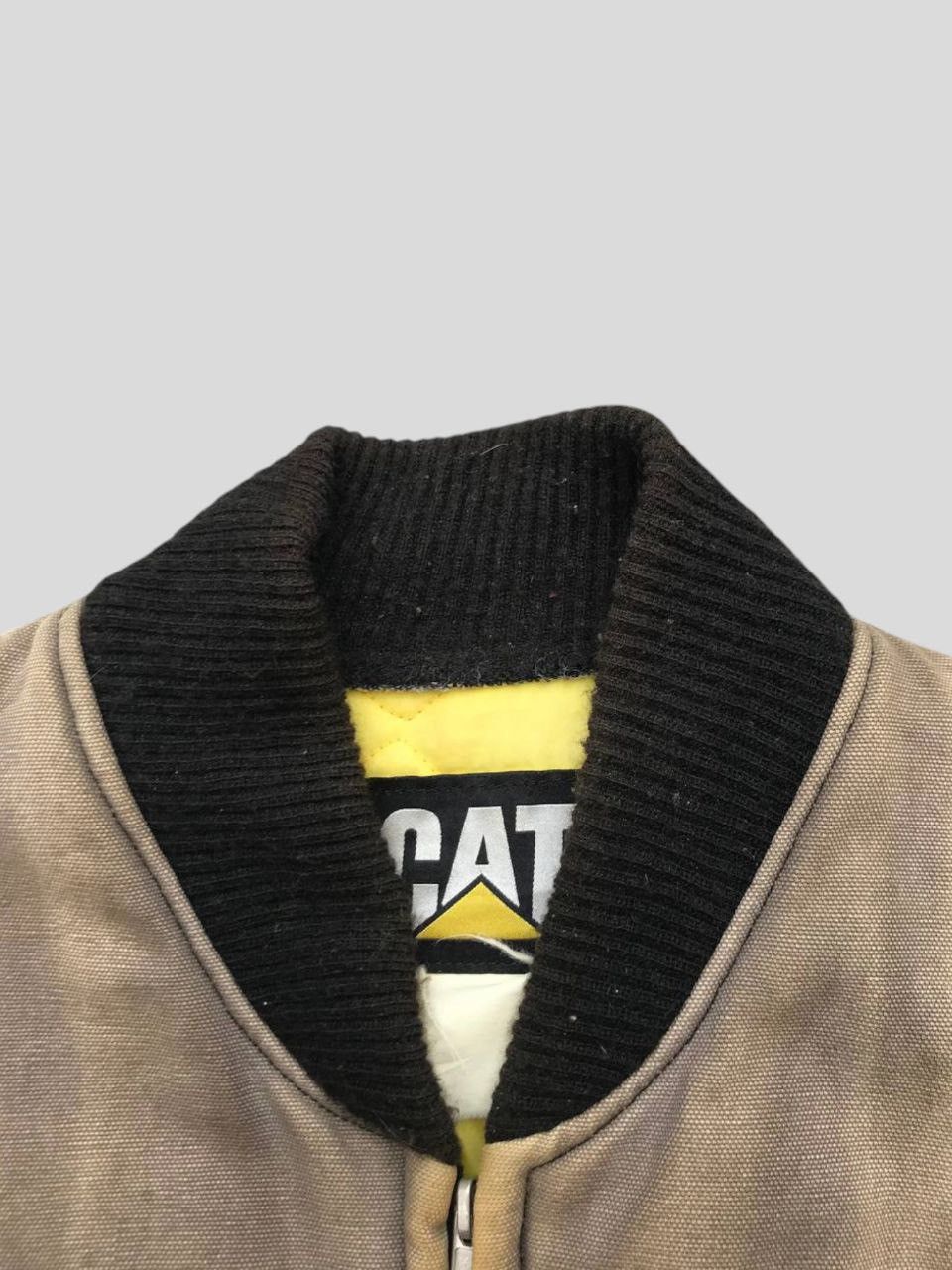 Caterpillar Sunfaded Vintage Caterpillar Duck Canvas Quilted Lined Vest Size US M / EU 48-50 / 2 - 11 Thumbnail