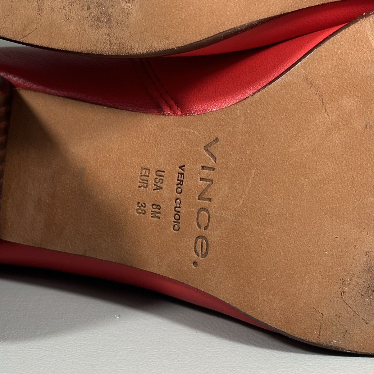 Vince Vince Maggie Phoenix Red Leather Booties Size US 8 / IT 38 - 13 Thumbnail