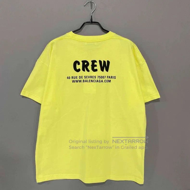 Balenciaga Balenciaga CREW Graphic Short Sleeve. Size US XL / EU 56 / 4 - 3 Thumbnail