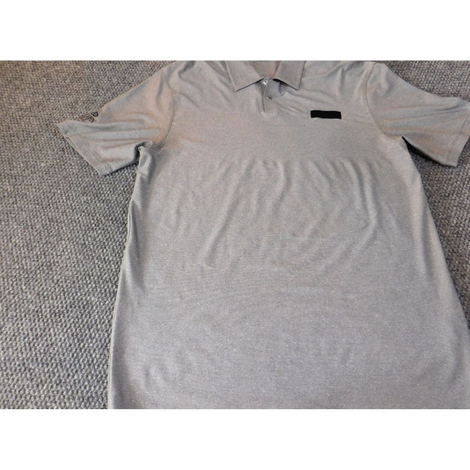 Nike Tiger Woods Nike Polo Mens Medium Gray Dri-fit Golf Stretch Active Polo Shirt Size US M / EU 48-50 / 2 - 3 Thumbnail