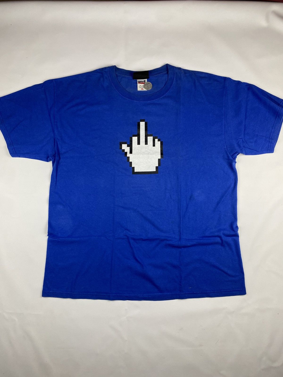 Vintage Vintage Art Finger Tshirt Size US XL / EU 56 / 4 - 2 Thumbnail