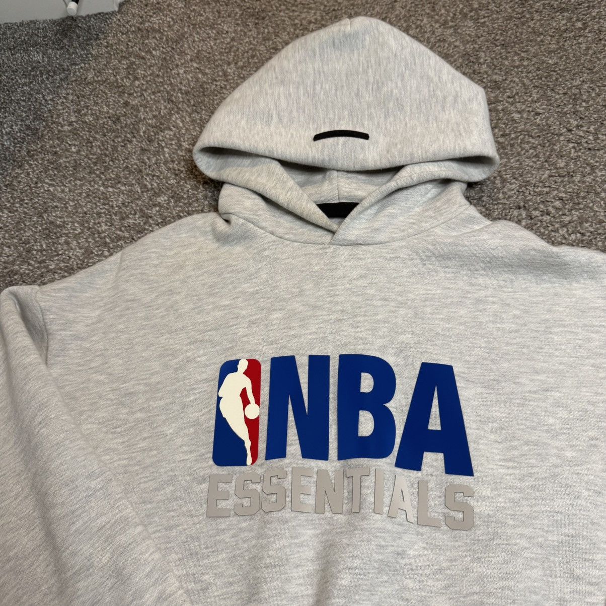 Essentials × NBA NBA Light Heather Essentials Hoodie XS Size US XS / EU 42 / 0 - 2 Thumbnail