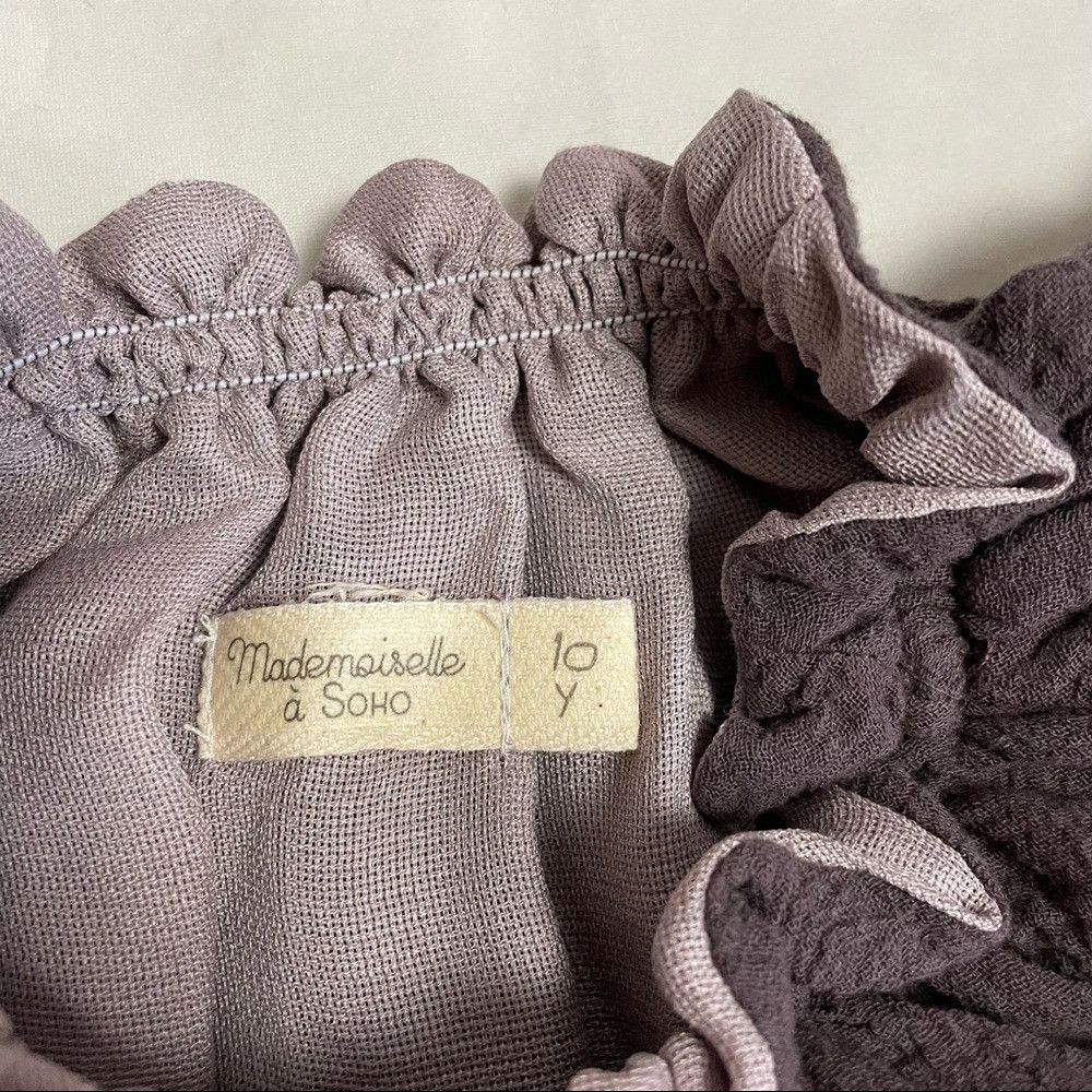 Other New MADEMOISELLE A SOHO Cotton Lilac Long Sleeve Top Size 6 Size XXS / US 00 / IT 34 - 7 Thumbnail