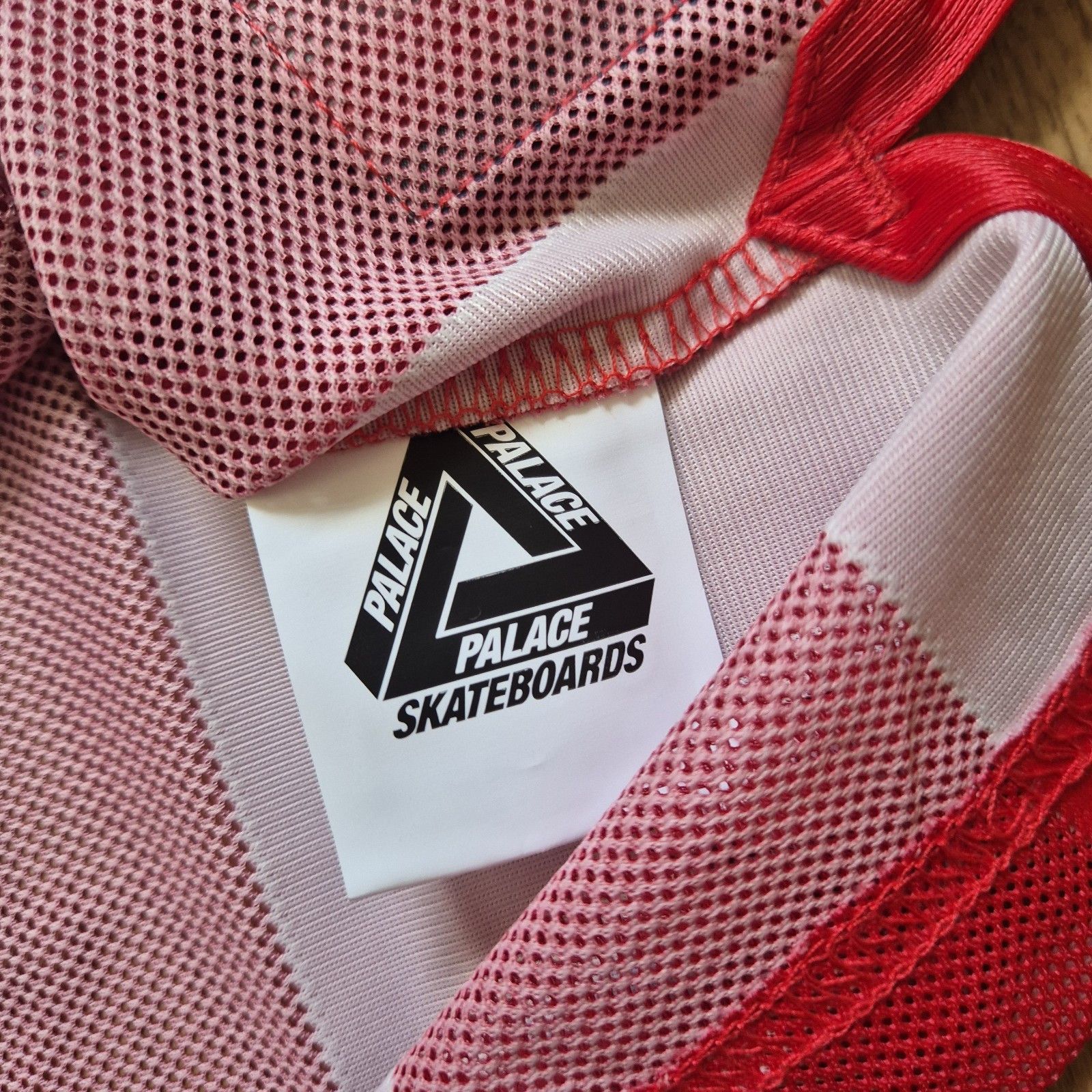 Palace Palace Meshy Stripe Jersey Medium Red Navy Brand New FW24 Size US M / EU 48-50 / 2 - 4 Thumbnail