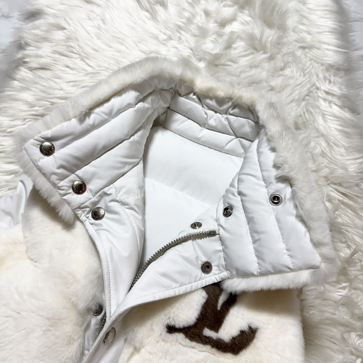 Runway Louis Vuitton Rabbit Fur Reversible Down Vest