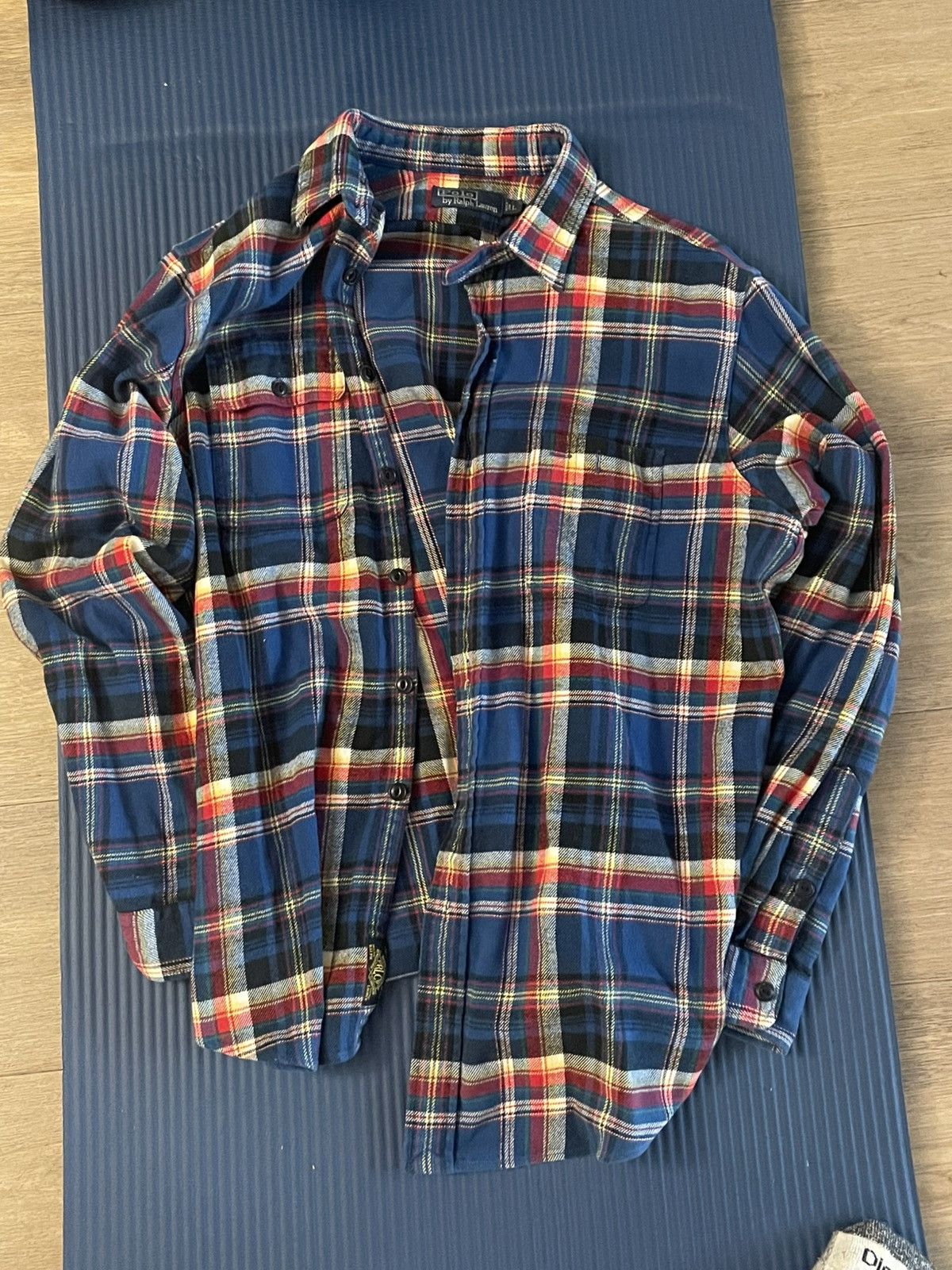 Polo Ralph Lauren × Ralph Lauren ralph plaid long sleeve button down Size US L / EU 52-54 / 3 - 1 Thumbnail