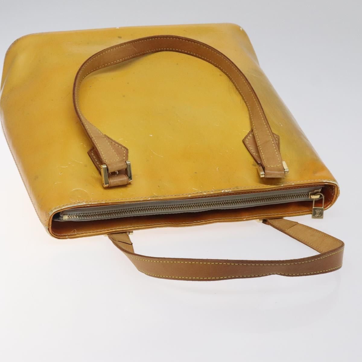 Louis Vuitton LOUIS VUITTON Monogram Vernis Houston Hand Bag Gris M91053 Size ONE SIZE - 6 Thumbnail