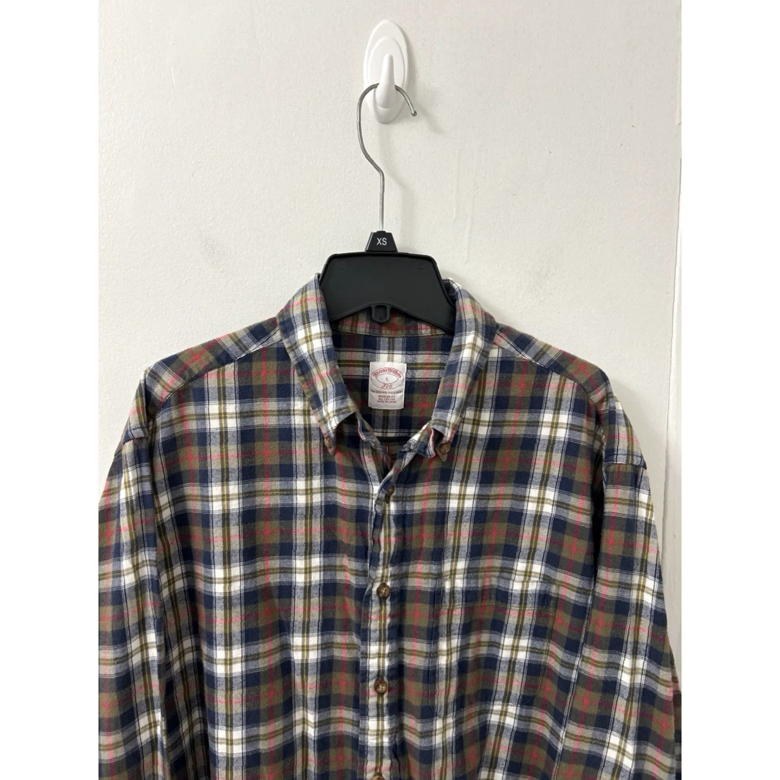 Brooks Brothers Brooks Brothers 346 Flannel Shirt Mens L Multicolor Plaid Button-Down Long Sleeve Casual Autumn Winter Size US L / EU 52-54 / 3 - 2 Thumbnail