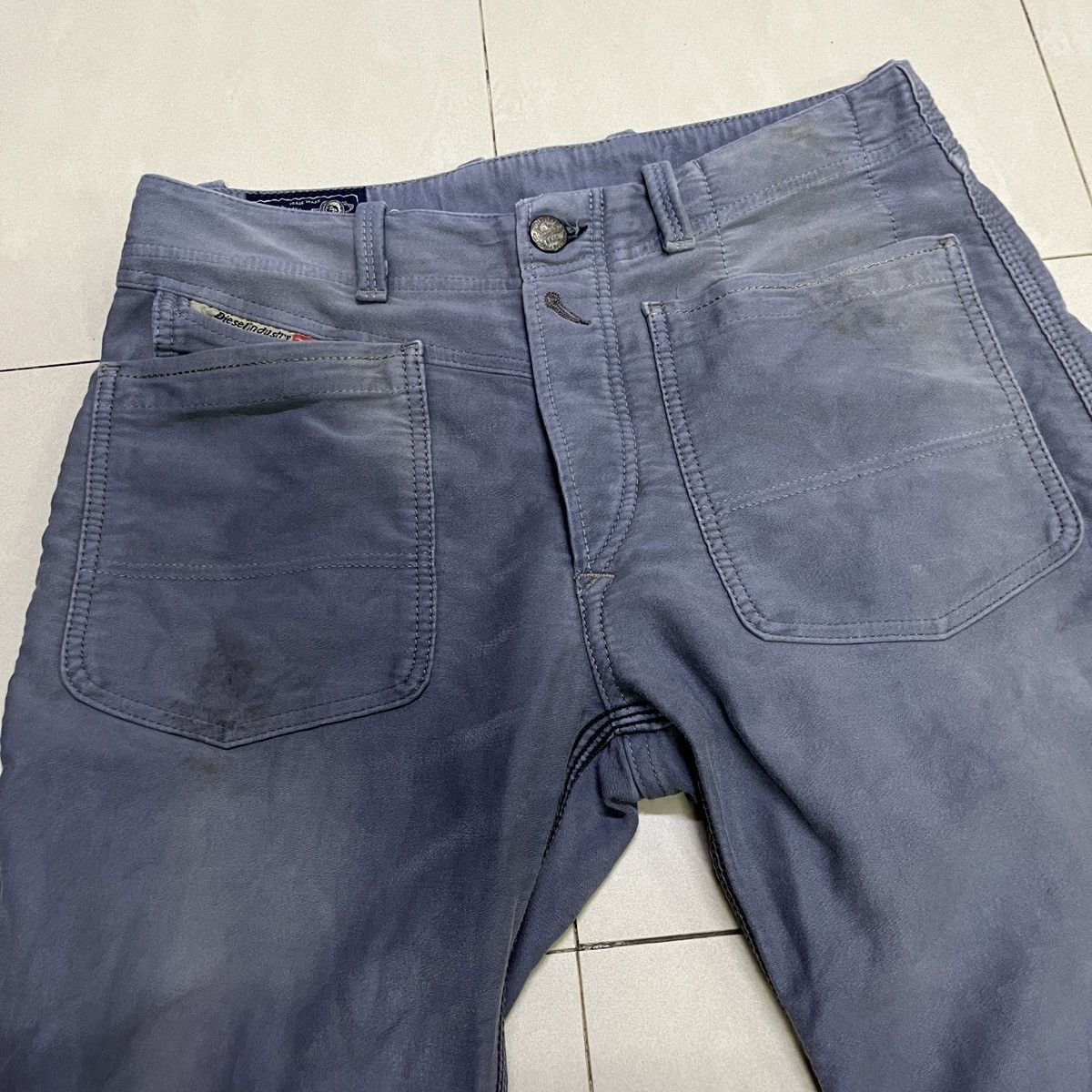 Diesel × Vintage Vintage Diesel Industry Faded Pants/Jeans Size US 32 / EU 48 - 4 Thumbnail