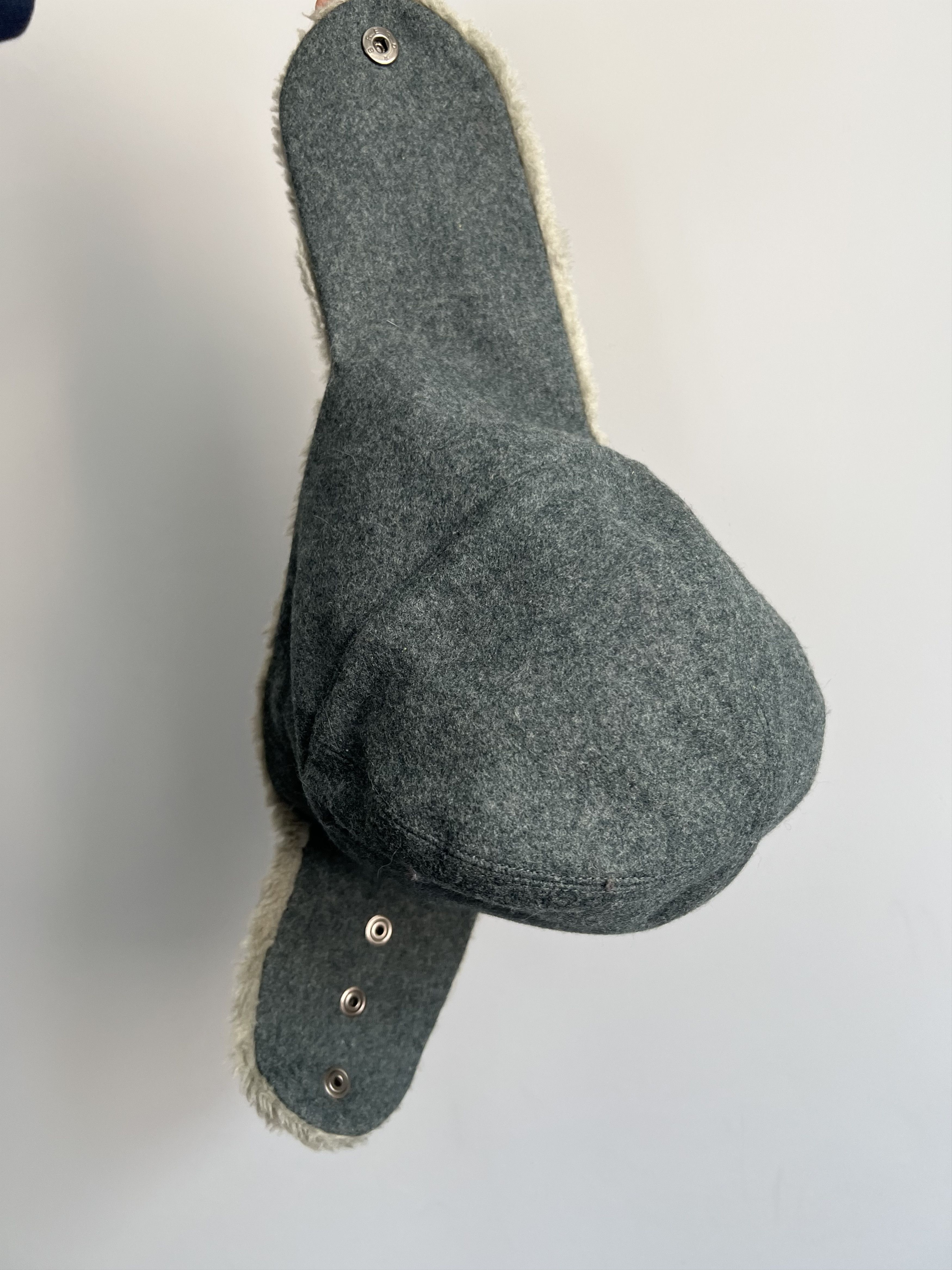 Vintage Vintage 90s Military Ushanka Trapper Hat German Army Size ONE SIZE - 6 Thumbnail