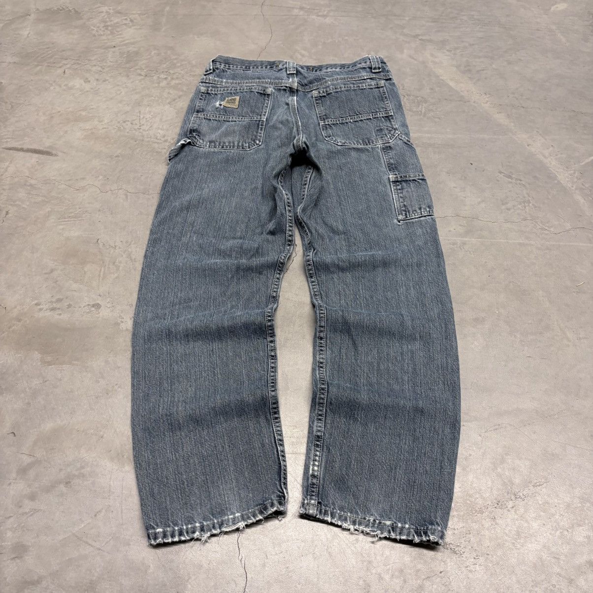Lee Vintage 90s Lee Carpenter Jeans Baggy Skater Grunge Faded Size US 33 - 1 Thumbnail