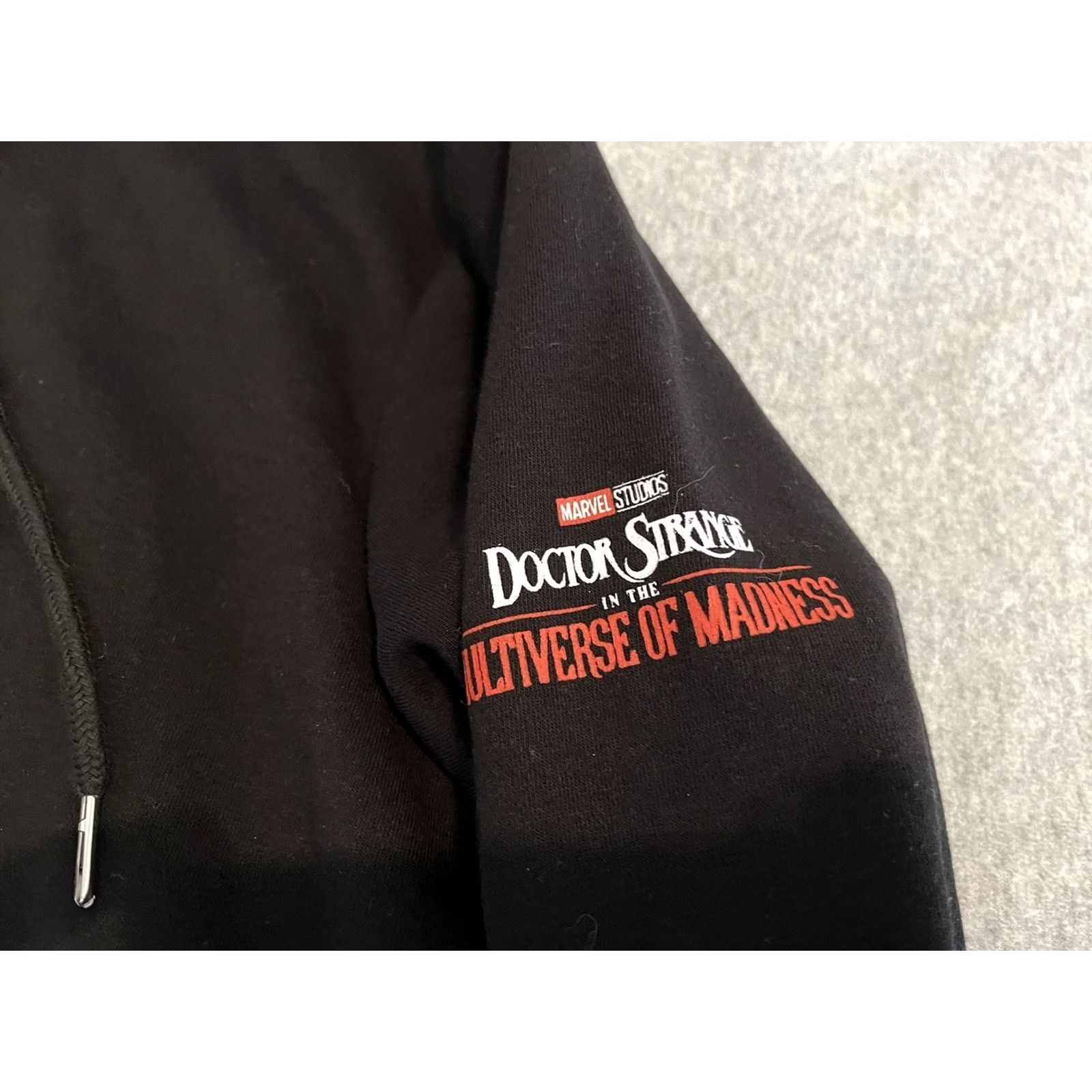 Vintage Marvel Doctor Strange Multiverse of Madness Promo Hoodie Sweater Black Large Mens Hoodie Pullover Doctor Strange - Size US L / EU 52-54 / 3 - 4 Thumbnail