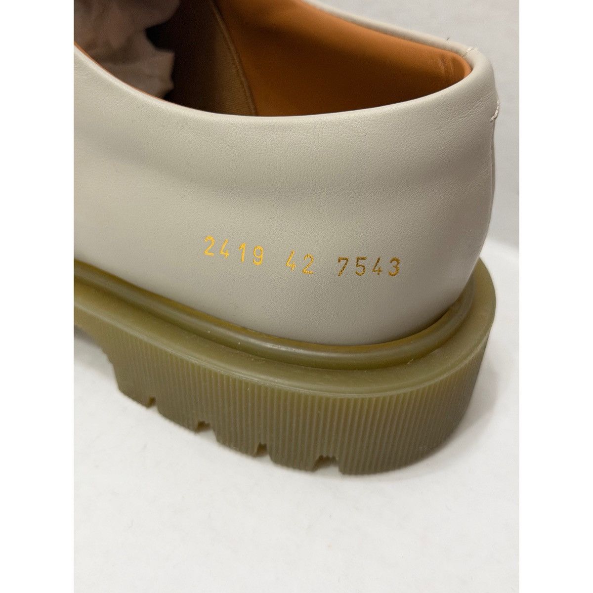Common Projects COMMOM PROJECTS GREY DERBY WITH SUPER SOLE Size US 9 / EU 42 - 7 Thumbnail