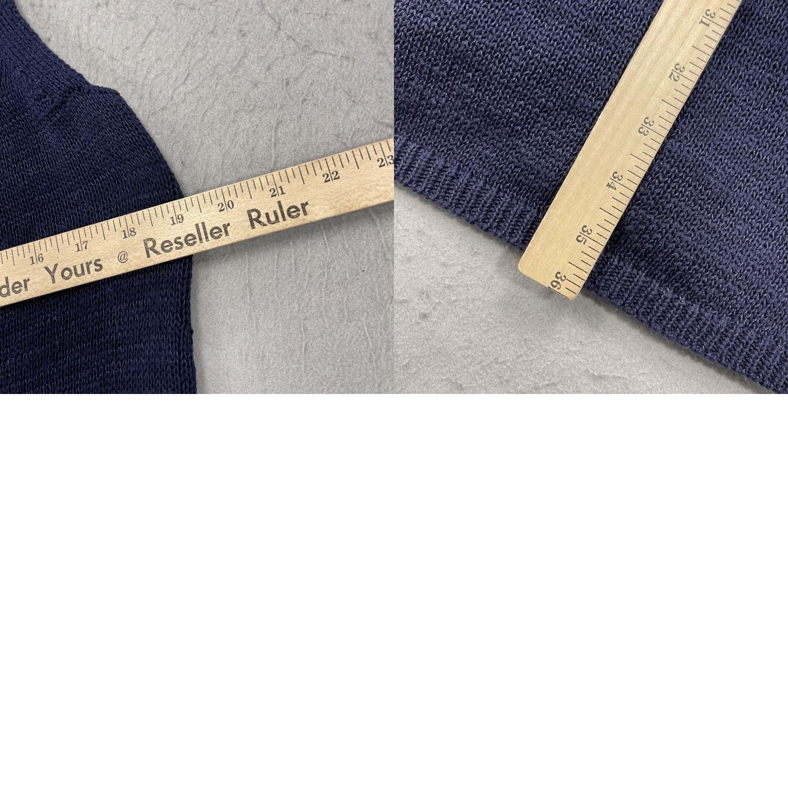& Other Stories & Other Stories Sweater Dress Women M Blue Collared Button Front Knit Sleeveless Knee Length Casual Business Size M / US 6-8 / IT 42-44 - 8 Thumbnail