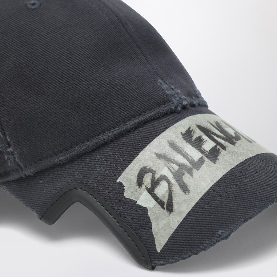 Balenciaga o1d2blof0226 Size: L / Masking Tape Cap / Hat in Black Size ONE SIZE - 4 Thumbnail