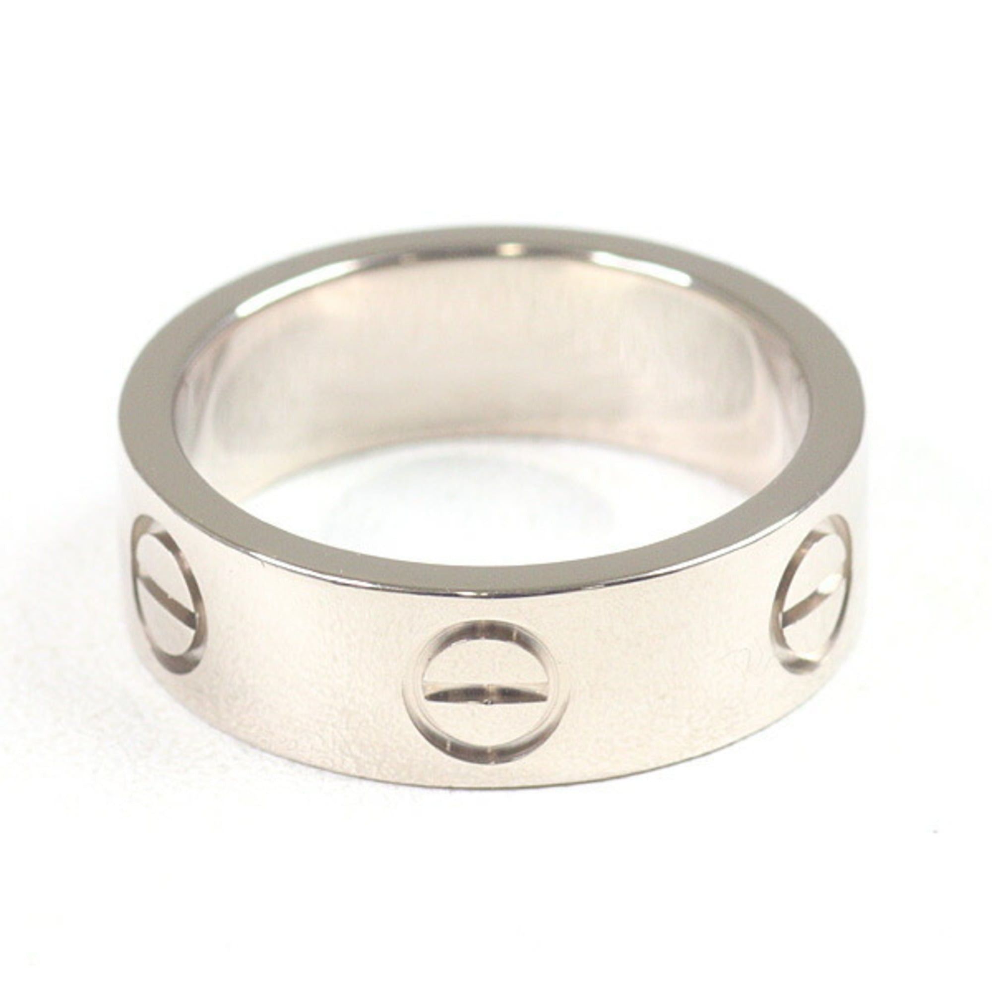 Cartier Cartier Love Ring Classic Model 18KWG #48 (actual size 7.5) Width 5.5mm 750WG Refinished Size ONE SIZE - 1 Thumbnail