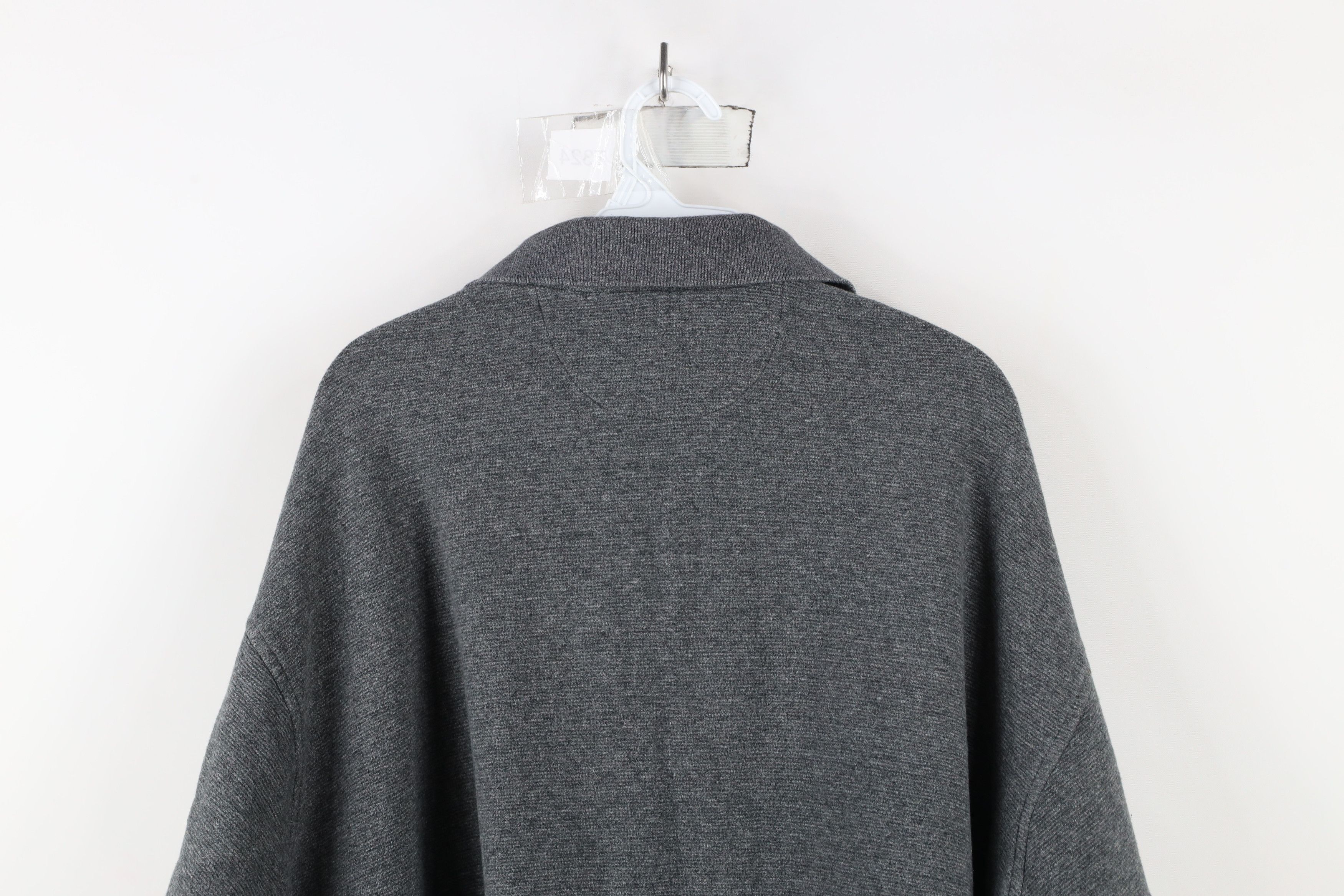 Vintage Vintage 90s Streetwear Heavy Long Sleeve Rugby Polo Shirt Size US XXL / EU 58 / 5 - 7 Thumbnail