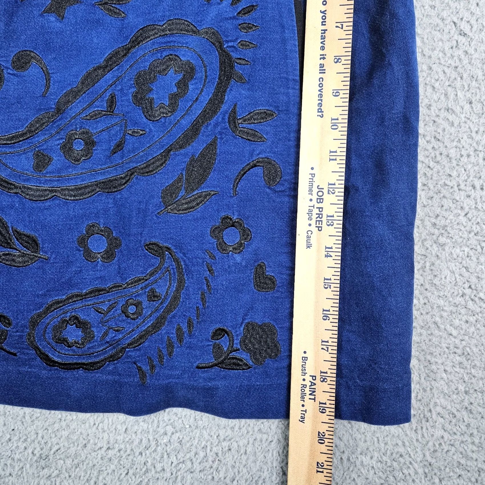 Boden Boden A-Line Paisley admiral blue Women's mini skirt Size 10 Size 32" / US 10 / IT 46 - 5 Thumbnail