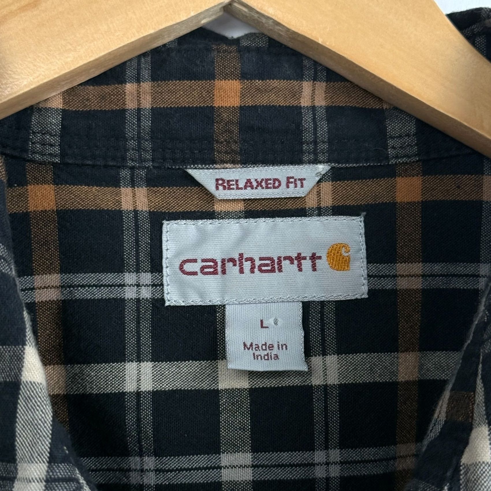Carhartt Carhartt Shirt Mens Large Heavyweight Flannel Plaid Cotton Rugged Button-Up Casual Workwear Size US L / EU 52-54 / 3 - 5 Thumbnail