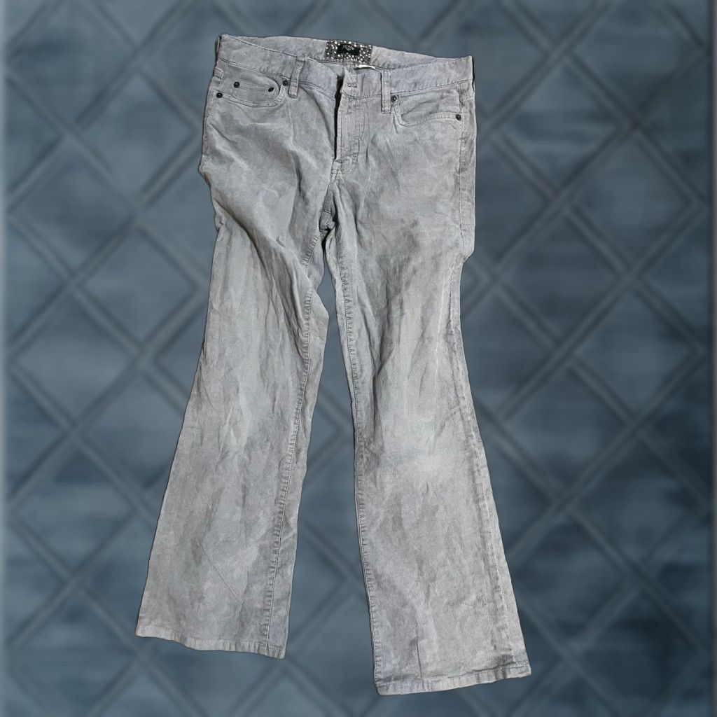 J.Crew J.CREW Pants Women Corduroy Gray 29 Straight Ankle Casual VINTAGE City Womens Size 29" - 1 Thumbnail