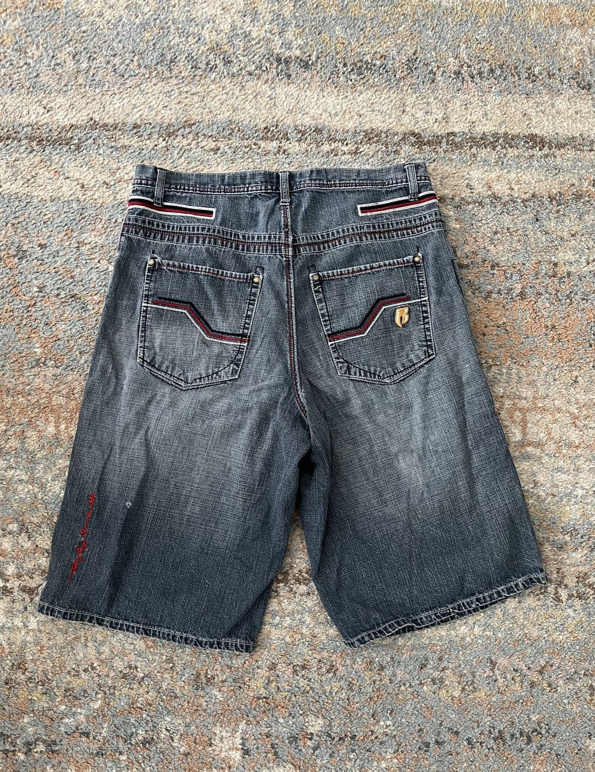 Ruff Ryders × Vintage VTG Ruff Ryders Faded Jorts 36 jean shorts Size US 36 / EU 52 - 1 Thumbnail