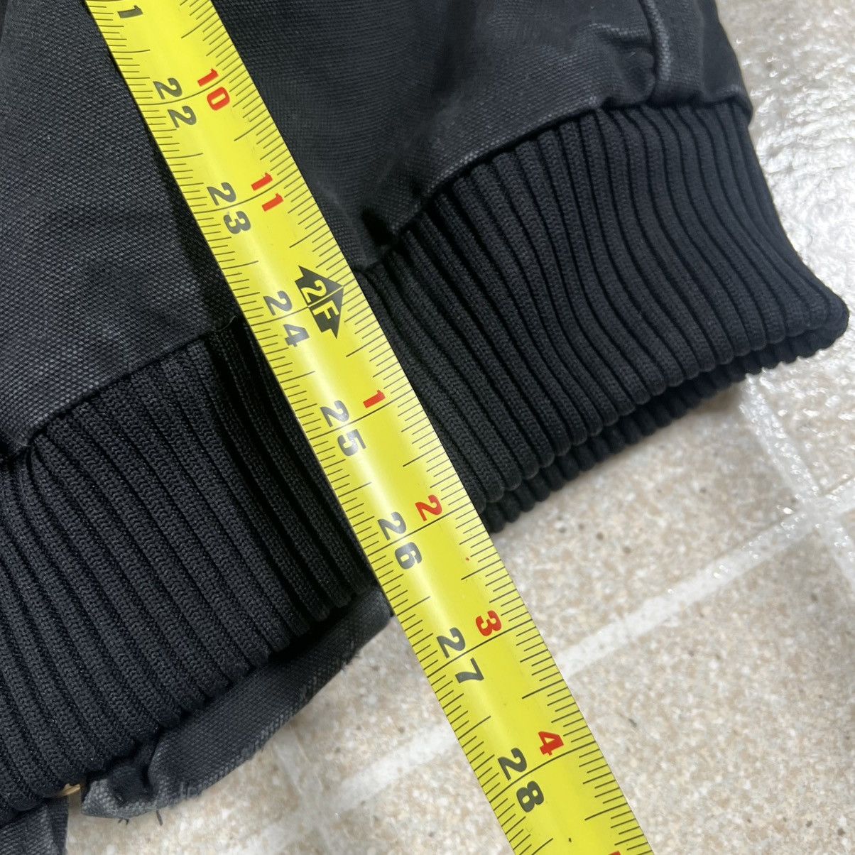 Carhartt Carhartt Black Quilt Lined Active Hooded Zip Jacket Canvas M Size US M / EU 48-50 / 2 - 6 Thumbnail