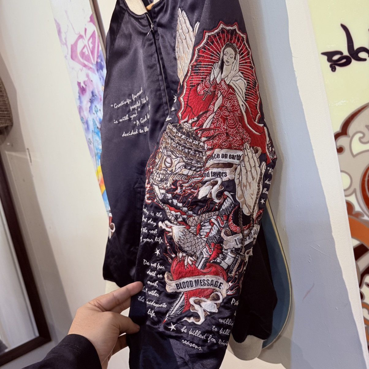 Tedman Blood Message Reversible Bomber Archive by Tedman Size US L / EU 52-54 / 3 - 6 Thumbnail