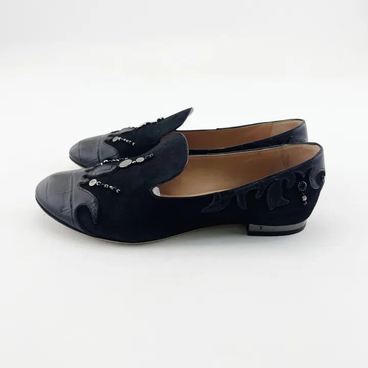 Louis Vuitton Louis Vuitton Black Casual Flat Shoes for Women -2508 Size US 6 / IT 36 - 1 Thumbnail