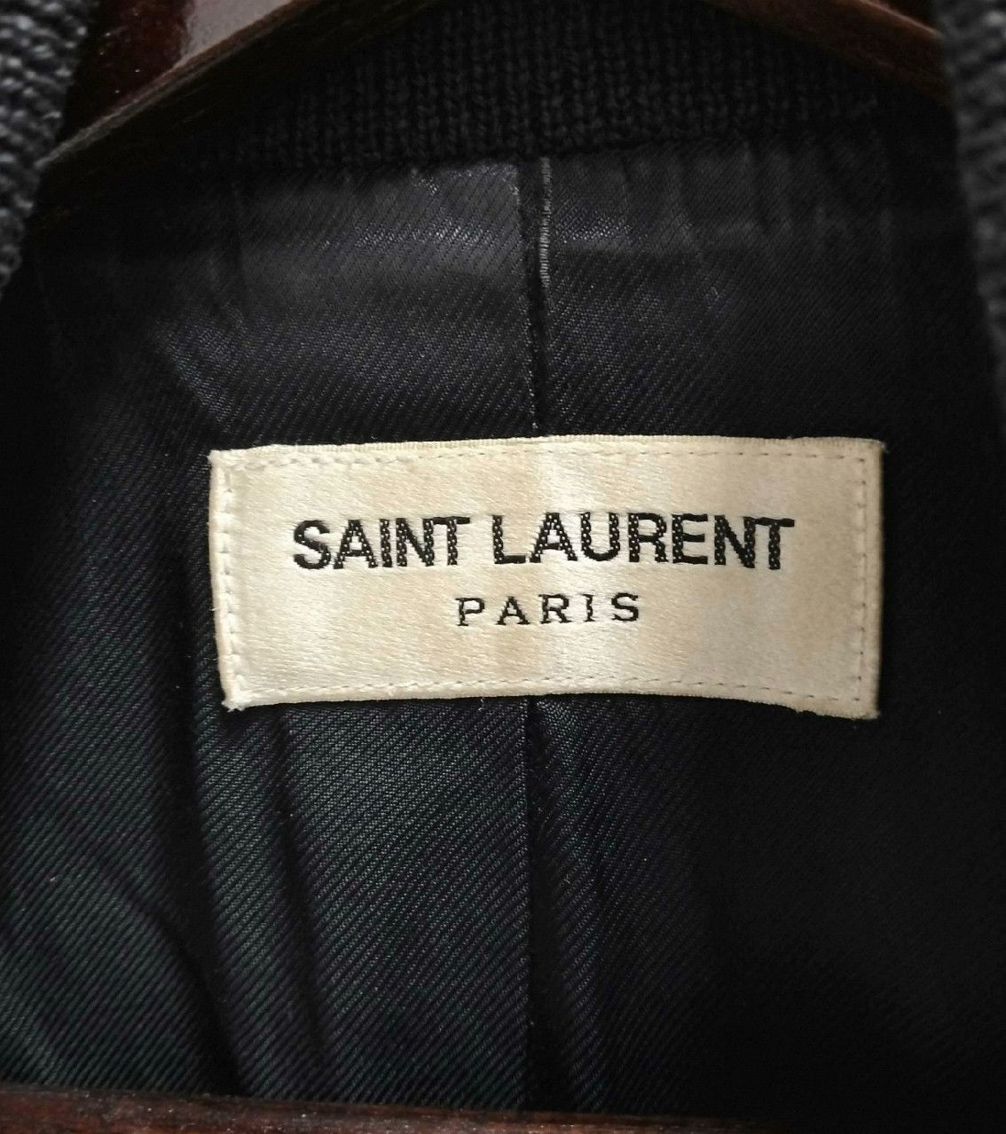 Saint Laurent Paris Saint laurent paris 15ss Black Teddy Jacket 2506-Nextarrow Size US S / EU 44-46 / 1 - 3 Thumbnail